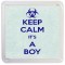 Keep Calm It's a Boy - Small Coaster