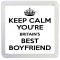 Keep Calm You're Britain's Best Boyfriend - Small Coaster