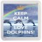 Keep Calm and Love Dolphins! - Small Coaster