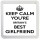 Keep Calm You're Britain's Best Girlfriend - Small Coaster