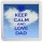 Keep Calm and Love Dad - Small Coaster