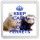 Keep Calm and Love Ferrets - Small Coaster