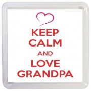 Keep Calm and Love Grandpa - Small Coaster