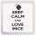 Keep Calm and Love Mice - Small Coaster
