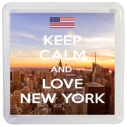 Keep Calm and Love New York - Small Coaster