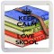 Keep Calm and Love Skool - Small Coaster