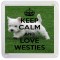 Keep Calm and Love Westies - Small Coaster