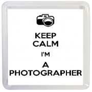 Keep Calm and I'm a Photographer - Small Coaster