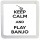 Keep Calm and Play Banjo - Small Coaster