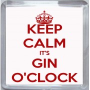 Keep Calm It's Gin O'clock - Small Coaster
