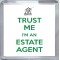 Trust Me I'm an Estate Agent - Small Coaster