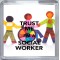Trust Me I'm a Social Worker - Small Coaster