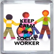 Keep Calm I'm a Social Worker - Small Coaster