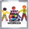 Keep Calm I'm a Social Worker - Small Coaster