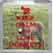 Keep Calm and Love Donkeys - Small Coaster