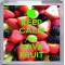 Keep Calm and Love Fruit - Small Coaster