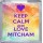 Keep Calm and Love Mitcham - Small Coaster