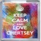 Keep Calm and Love Chertsey - Small Coaster