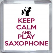 Keep Calm and Play Saxophone - Small Coaster