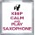 Keep Calm and Play Saxophone - Small Coaster
