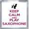 Keep Calm and Play Saxophone - Small Coaster