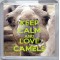 Keep Calm and Love Camels - Small Coaster