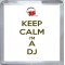 Keep Calm I'm a DJ - Small Coaster