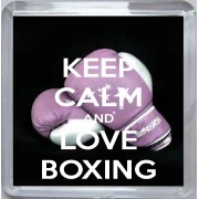 Keep Calm and Love Boxing - Small Coaster