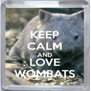 Keep Calm and Love Wombats - Small Coaster