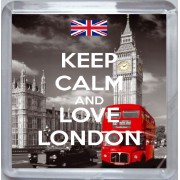 Keep Calm and Love London - Small Coaster