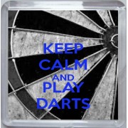 Keep Calm and Play Darts - Small Coaster