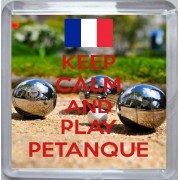 Keep Calm and Play Petanque - Small Coaster