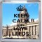 Keep Calm and Love Leeds - Small Coaster