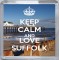 Keep Calm and Love Suffolk - Small Coaster