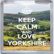 Keep Calm and Love Yorkshire - Small Coaster