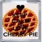 Keep Calm and Love Cherry Pie - Small Coaster