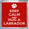 Keep Calm and Hug a Labrador - Small Coaster
