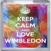 Keep Calm And Love Wimbledon - Small Coaster