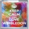 Keep Calm And Love Wimbledon - Small Coaster