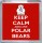 Keep Calm and Love Polar Bears - Small Coaster