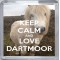Keep Calm and Love Dartmoor - Small Coaster