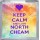 Keep Calm and Love North Cheam - Small Coaster