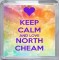 Keep Calm and Love North Cheam - Small Coaster