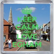 Keep Calm and Love Egham - Small Coaster