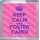 Keep Calm I'm a Foster Carer - Small Coaster