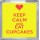 Keep Calm and Eat Cupcakes - Small Coaster