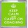 Keep Calm and Carry On Coaching - Small Coaster