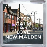 Keep Calm and Love New Malden - Small Coaster