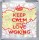 Keep Calm and Love Woking - Small Coaster