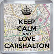 Keep Calm and Love Carshalton - Small Coaster